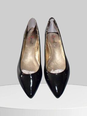 Cherish women's black patent leather flats US size 7/EU size 37.5 NEW